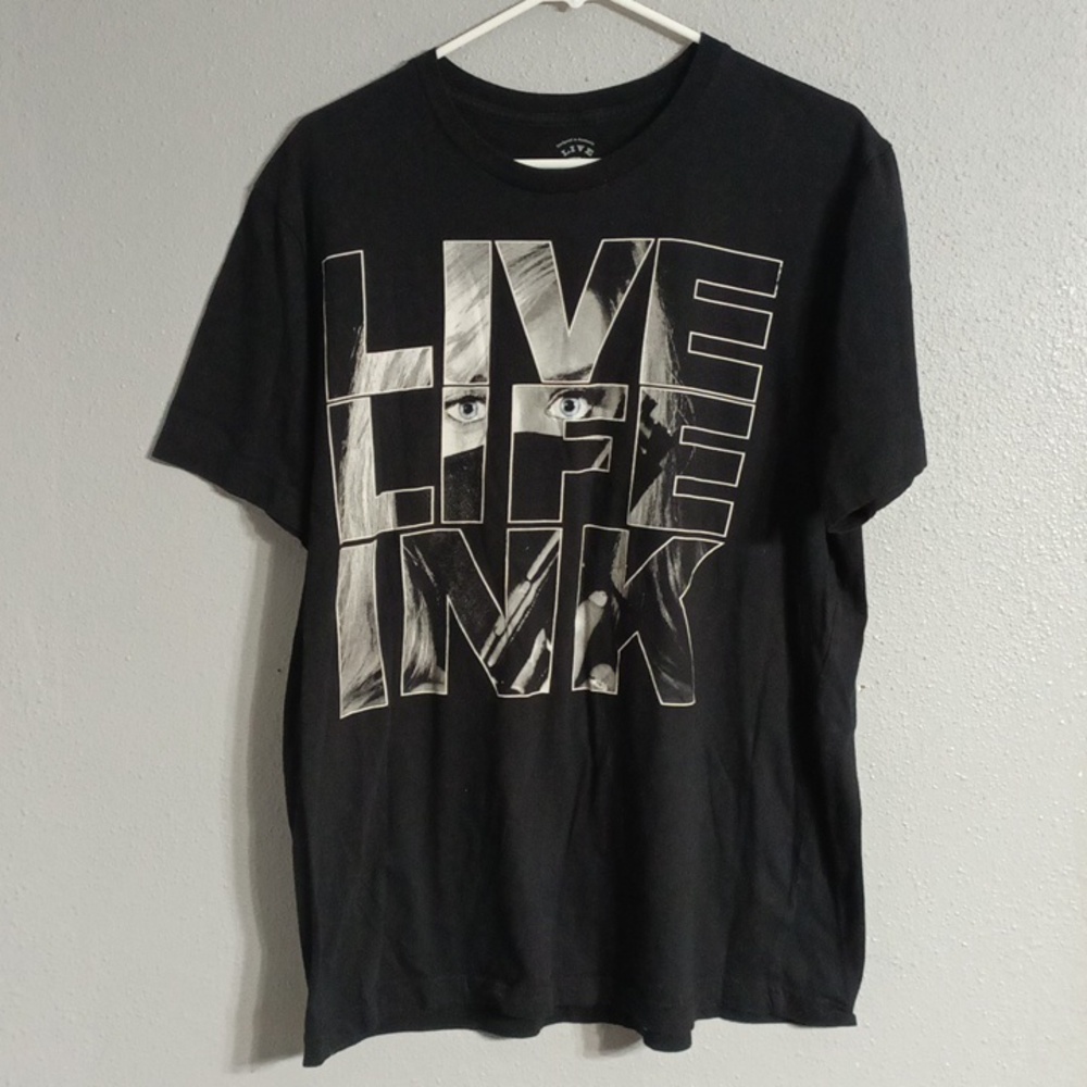 Live Life Ink Tattoo T-shirt Size XL